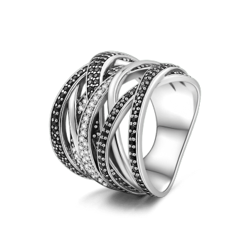 Anillo Twist Of Fate Plata De Ley 925