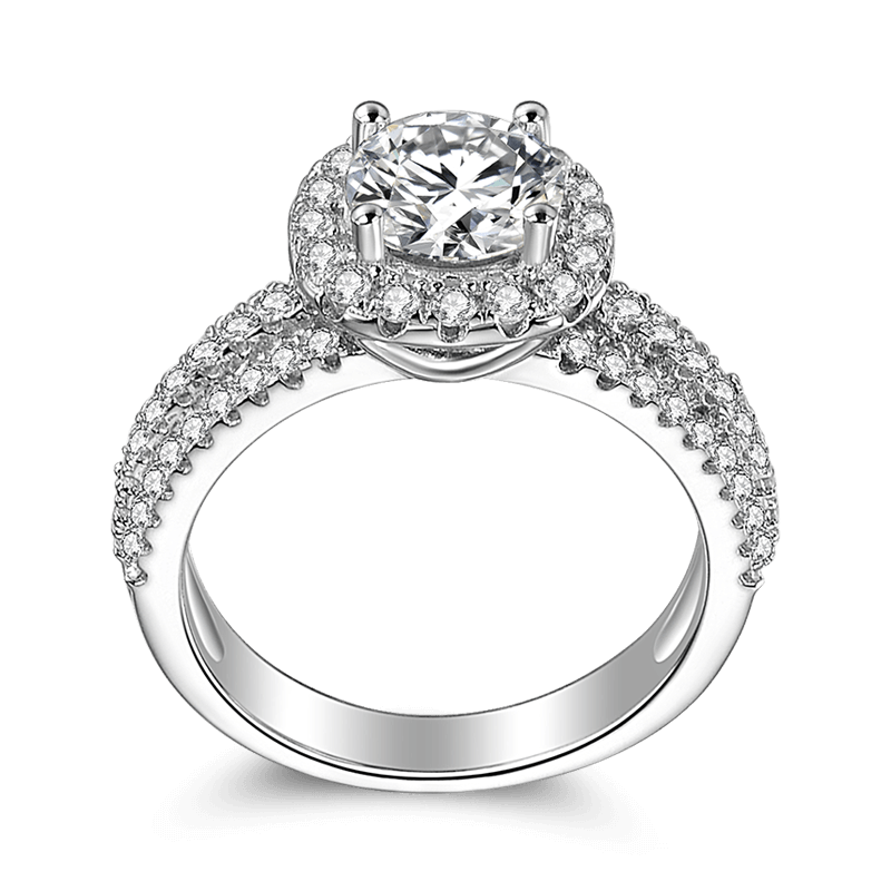 Anillo Tesoro Femenino Plata De Ley 925