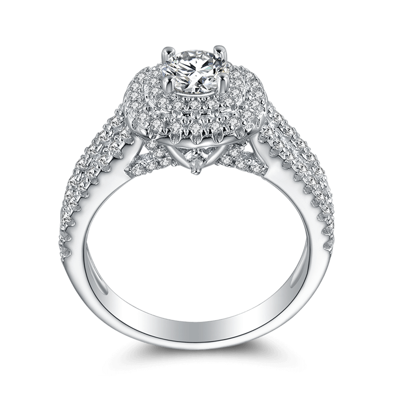 Anillo De Amor Romántico Femenino Plata De Ley 925