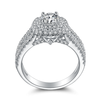 Anillo De Amor Romántico Femenino Plata De Ley 925