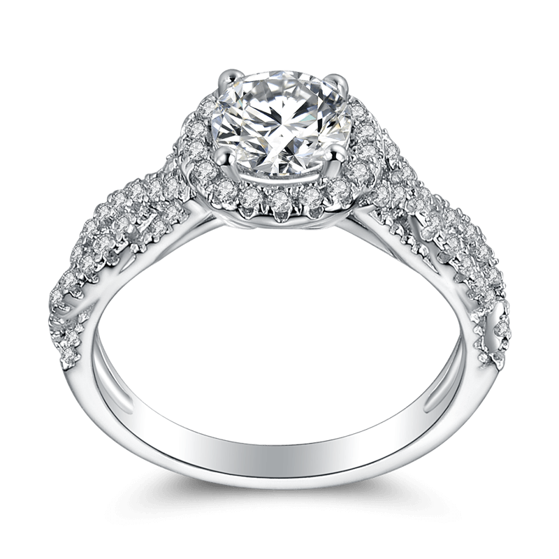 Anillo De Amor Luminoso Femenino Plata De Ley 925