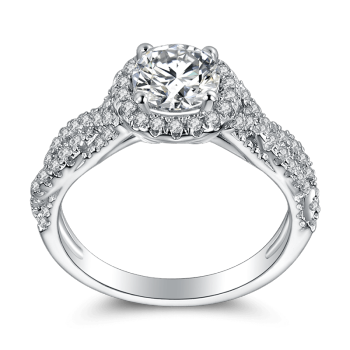 Anillo De Amor Luminoso Femenino Plata De Ley 925
