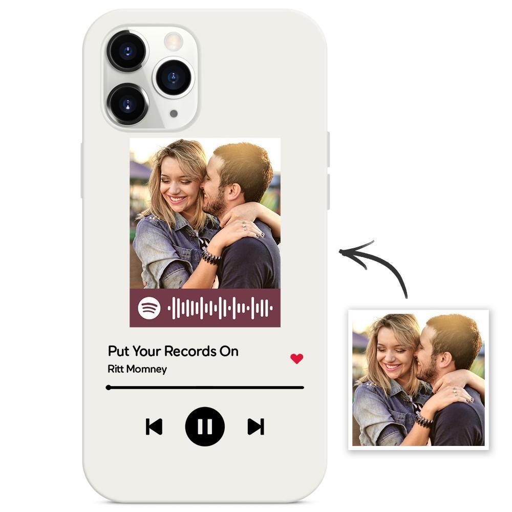 Código Spotify Personalizado Funda Iphone Protección Musical Regalos Creativos