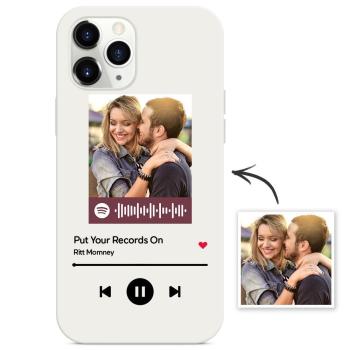 Código Spotify Personalizado Funda Iphone Protección Musical Regalos Creativos