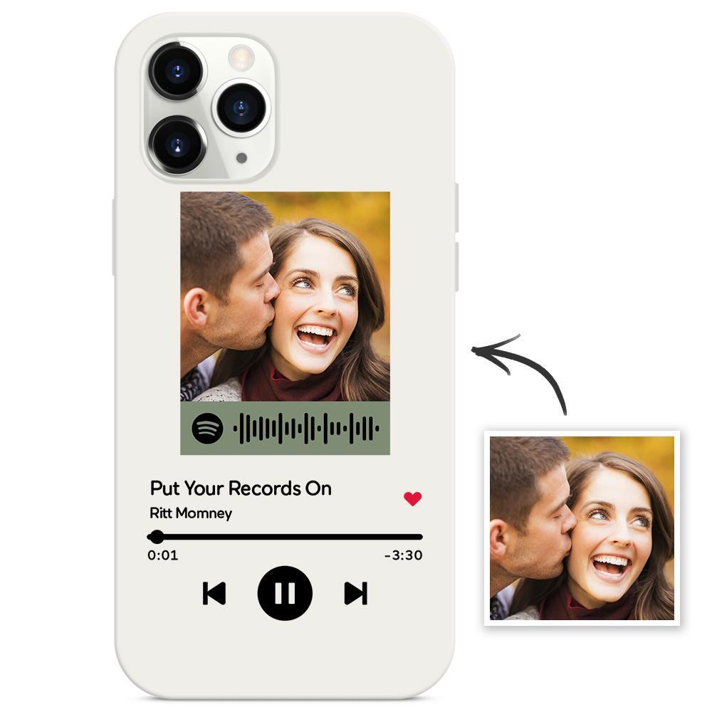 Código Spotify Personalizado Para Iphone Funda Con Tema Musical Creativa Funda Protectora Para Teléfono Móvil Regalos