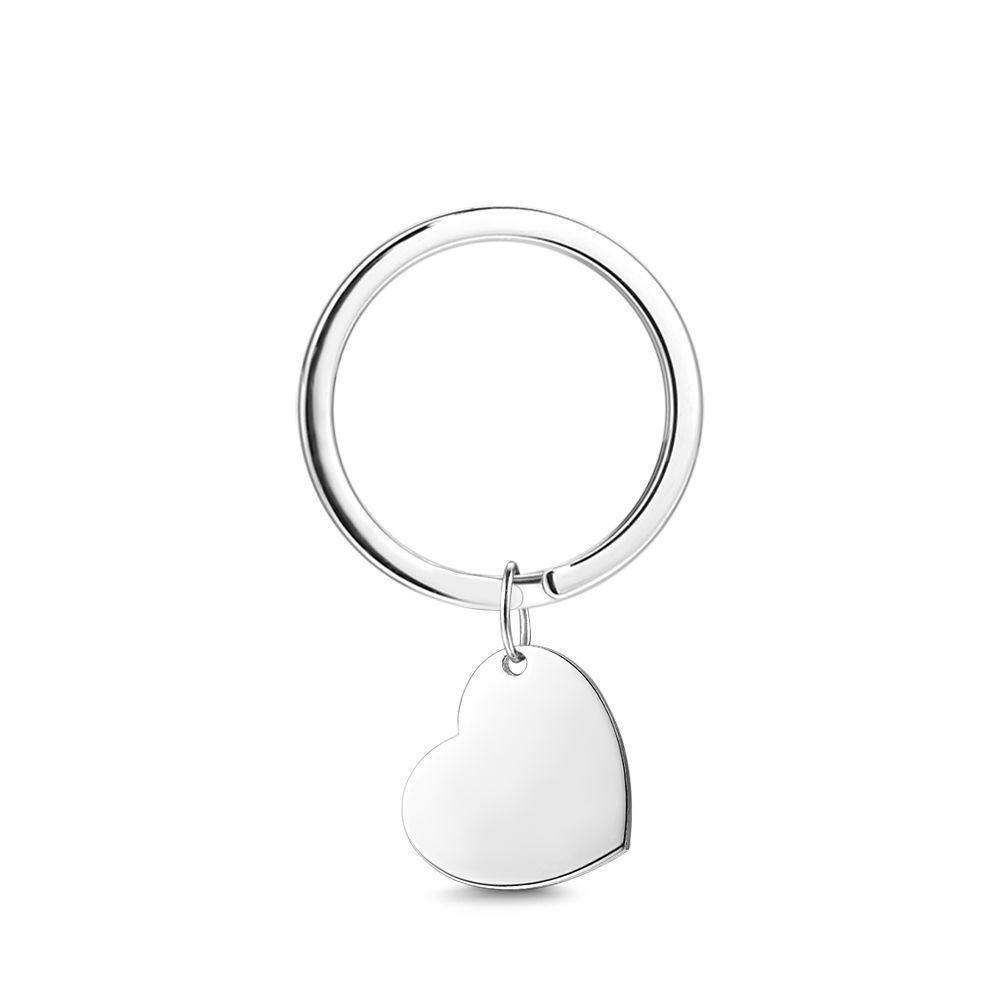 Photo Key Chain, Handwriting Key Chain, Heart-shaped Handwriting Gift - Childern -