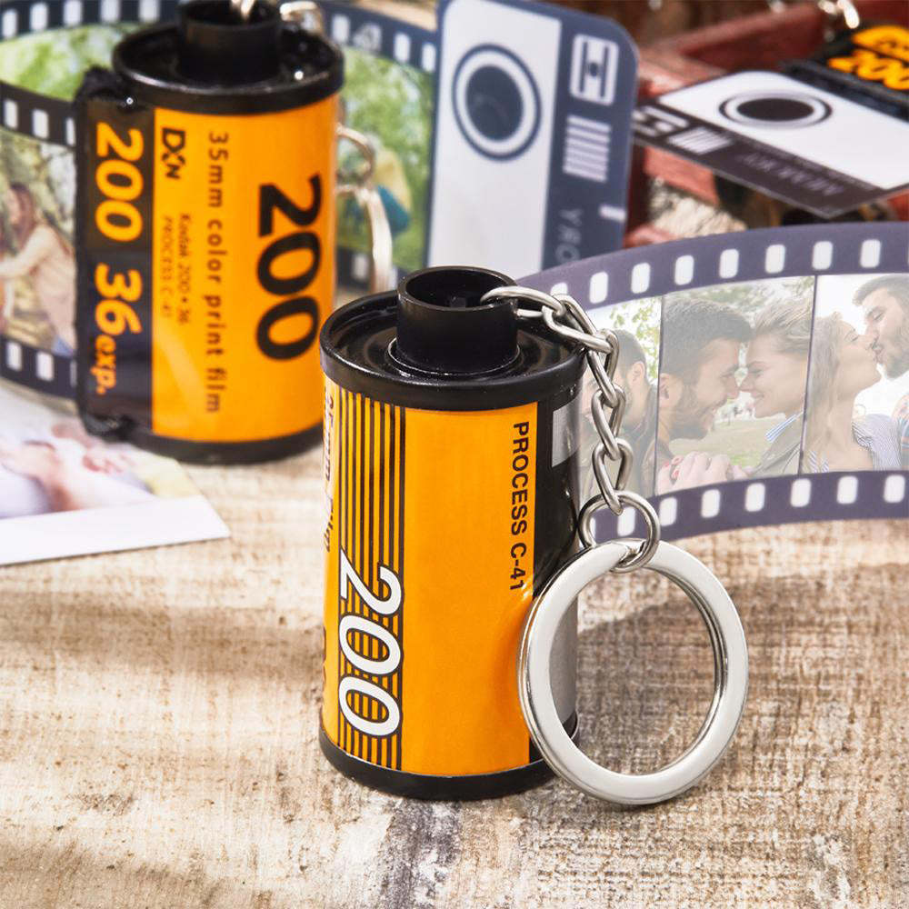 Llavero Personalizado Con Rollo De Cámara Colorido, Regalo Para El Día De La Madre, Regalos Románticos Personalizados -