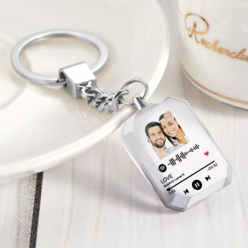 Round Tag Photo Keychain You are a SUPERHERO Gifts for Father -