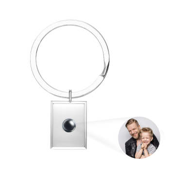 Llavero Personalizado De Proyección De Fotos Llavero Personalizado Con Foto Para Regalo Del Día Del Padre - TuNombrecollar