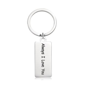 Custom Engraved Keychain 3D Keychain with Birthstone September for Family -