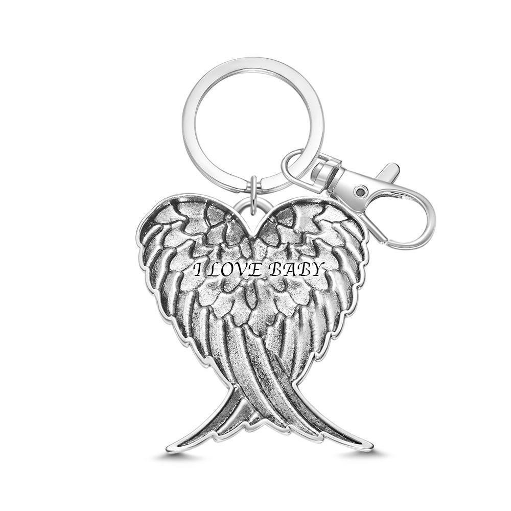 Christmas Gifts Photo Keychain Crystal Keychain Family Gifts -