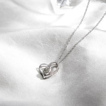 Collar De Proyección De Fotos Personalizado, Regalos Creativos De Pareja De Diamantes Con Corazón - TuNombrecollar