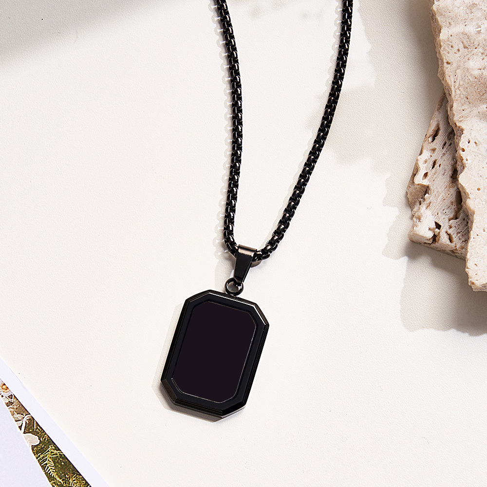 Regalos Para El Día Del Padre: Collar Mágico Con Foto Personalizada De Corazón Oculto, Collar Con Foto Oculta En Frío, Collar Con Imagen Que Revela El Calor, Regalos Para Él - 