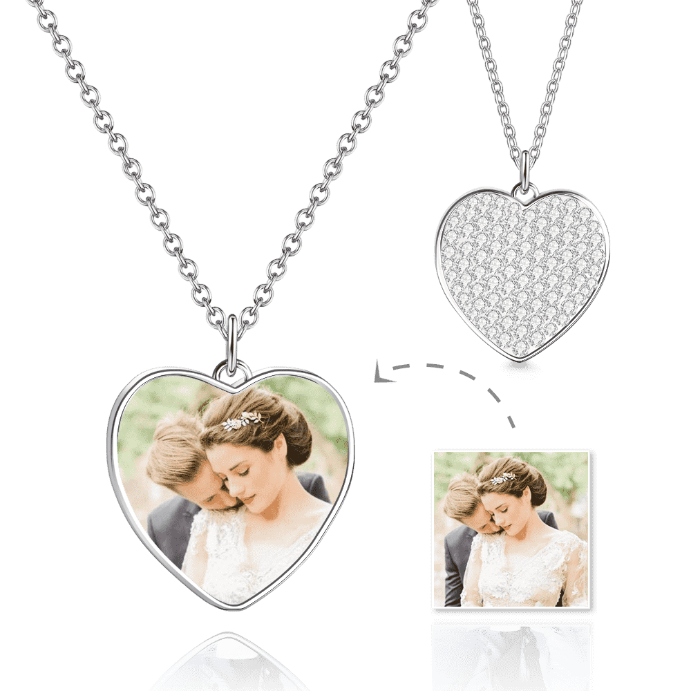 Collar Con Foto De Corazón