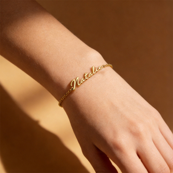 Pulsera Personalizada Con Nombre Pequeño, Delicada Joyería Con Nombre Personalizado, Pulsera Con Nombre En Escritura Delicada Hecha A Mano, Regalo Minimalista Con Nombre Personalizado Para Ella - 