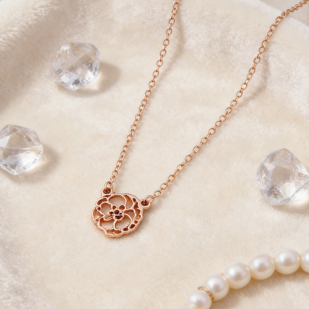 Collar Personalizado Con Flor De Nacimiento Y Piedra De Nacimiento, Colgante Familiar, Delicado Colgante Personalizado Con Flor De Nacimiento, Collar Familiar Con Flor De Nacimiento. - 