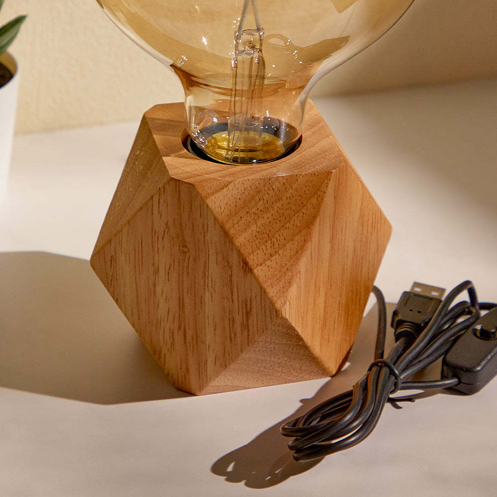 Portalámparas Usb De Registro En Forma De Diamante - TuNombrecollar