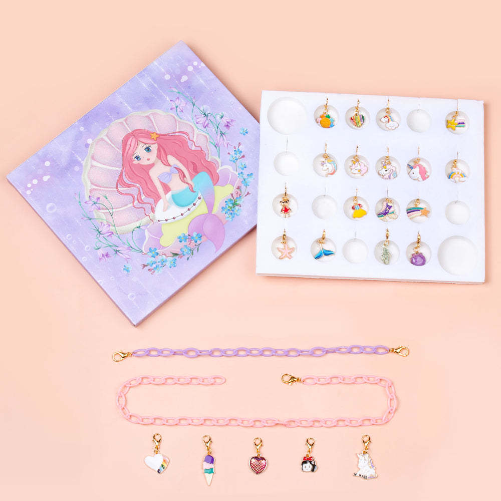 Calendario De Adviento De Navidad 24 Días Diy Pulsera De Navidad Regalos Para Niños - TuNombrecollar