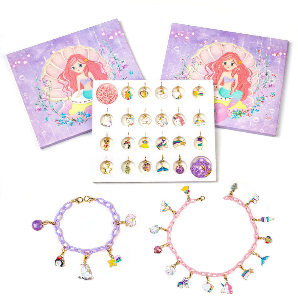 Calendario De Adviento De Navidad 24 Días Diy Pulsera De Navidad Regalos Para Niños - TuNombrecollar