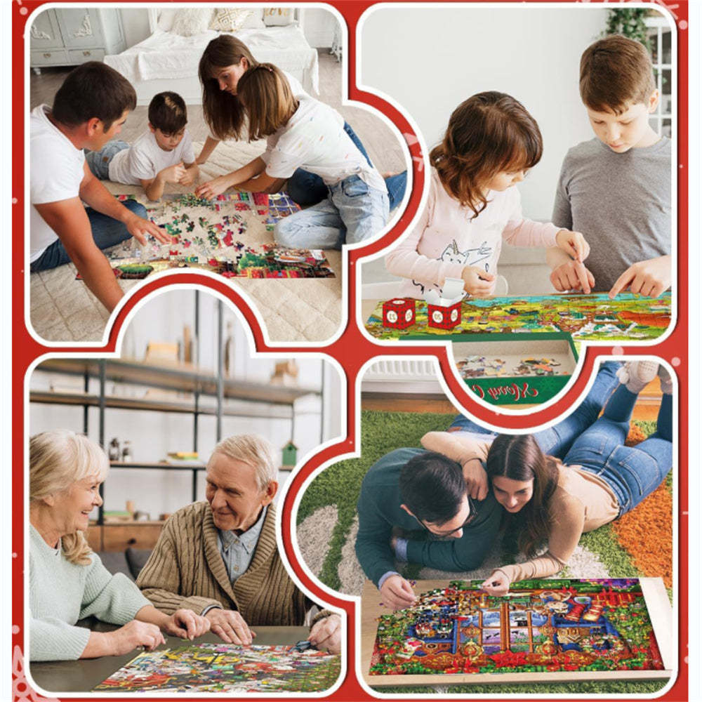 Calendario De Adviento Rompecabezas De Navidad - 24 Cajas Rompecabezas De Cuenta Regresiva De Navidad Juguete De Regalo Para Niños Y Adultos - TuNombrecollar