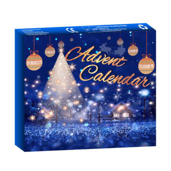 Caja De Calendario De Adviento Con 24 Números Navideños, Pulsera Artesanal, Joyería, Calendario De Adviento, Caja De Regalo (estilo Aleatorio) - TuNombrecollar