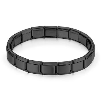 Pulseras Con Dijes Italianos Negros Vintage Pulsera Con Dijes Italianos Originales - TuNombrecollar