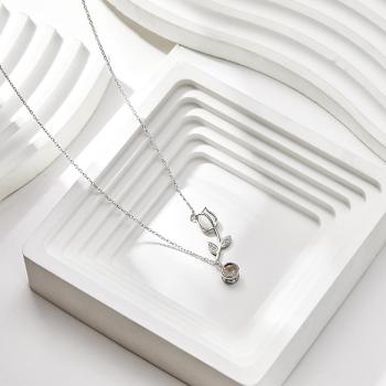 Collar De Proyección De Fotos De Tulipán, Colgante De Flor Elegante Personalizado, Regalo De Joyería Para Ella - TuNombrecollar