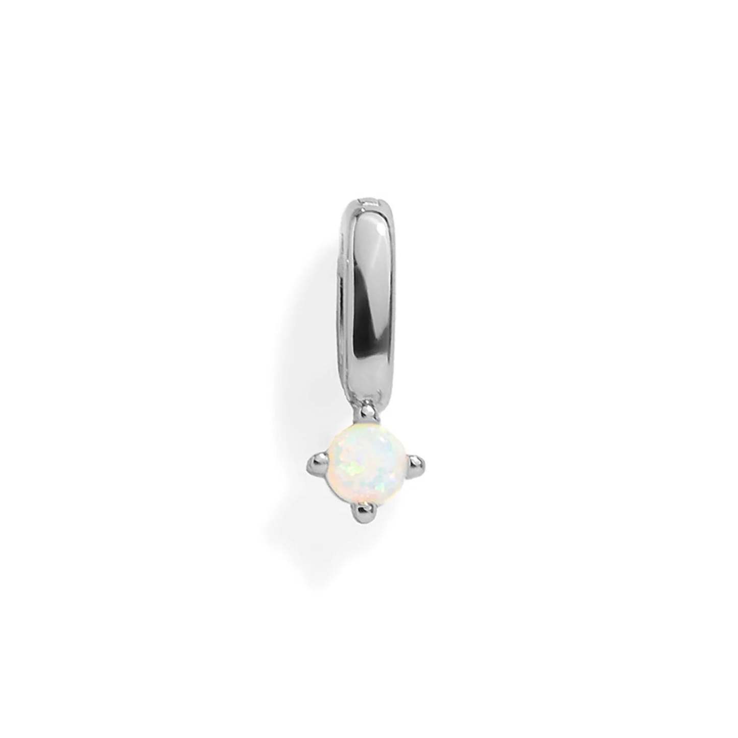 Charm De Ópalo - Plata - TuNombrecollar
