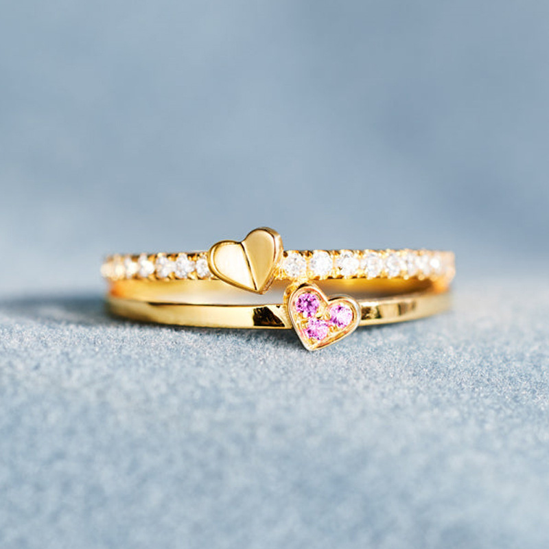 Anillo De Madre, Mamá E Hija Unidas Por El Corazón, Joyería Sentimental, Regalo Para Mamá, Regalos Para El Día De La Madre - 