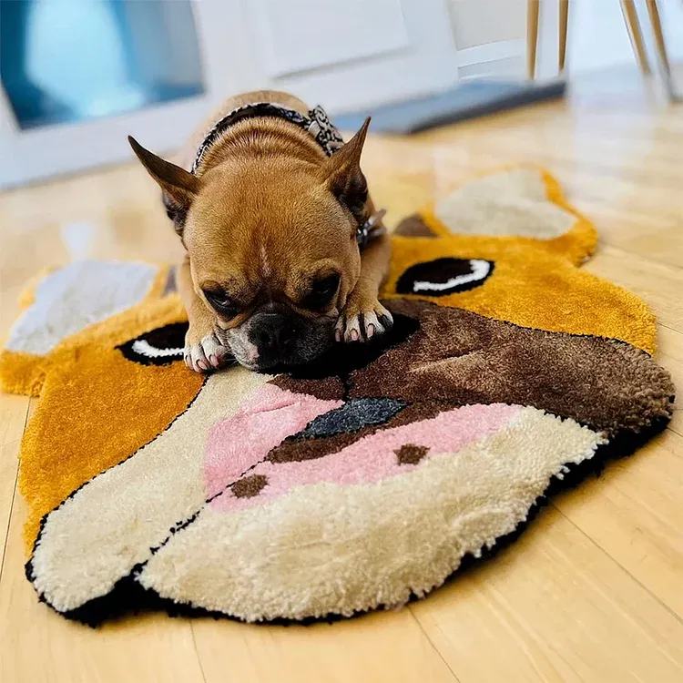 Alfombra Personalizada Con Retrato De Mascota Con Mechones Alfombra Personalizada Con Retrato De Mascota Convierte A Tu Mascota En Un Tapete De Retrato Regalos Para Amantes De Las Mascotas - 