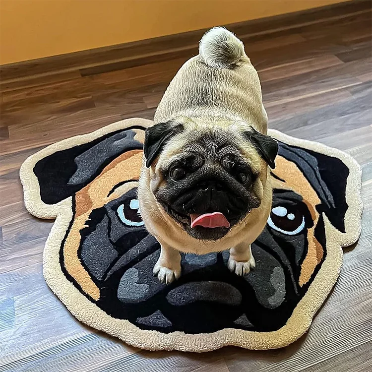 Alfombra Personalizada Con Retrato De Mascota Con Mechones Alfombra Personalizada Con Retrato De Mascota Convierte A Tu Mascota En Un Tapete De Retrato Regalos Para Amantes De Las Mascotas - 