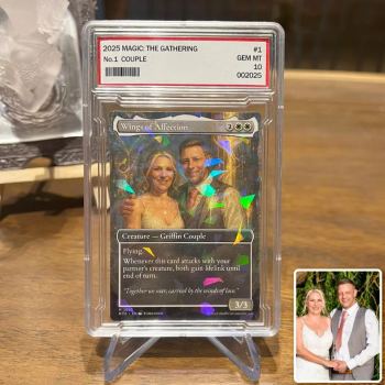 Tarjeta Mágica Personalizada De Anime Para Parejas Con Foto. Regalo Perfecto Para Parejas. - 