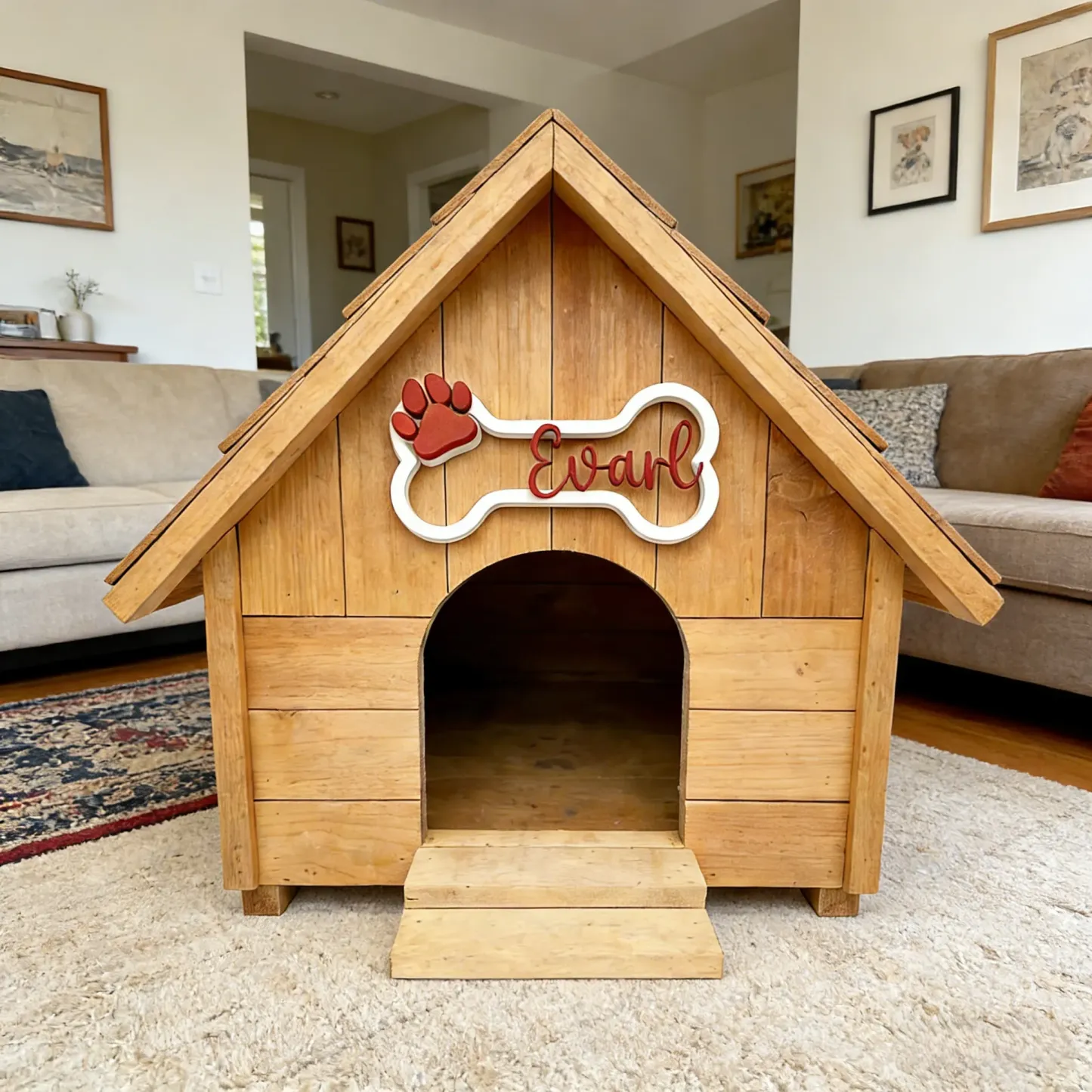 Letrero Personalizado Con Nombre Impreso En 3d Para Mascotas, Placa Con Nombre 3d Personalizada Para Jaulas Y Perreras, Letrero Con Nombre Para Perros Y Gatos Para Casa De Mascotas. - 