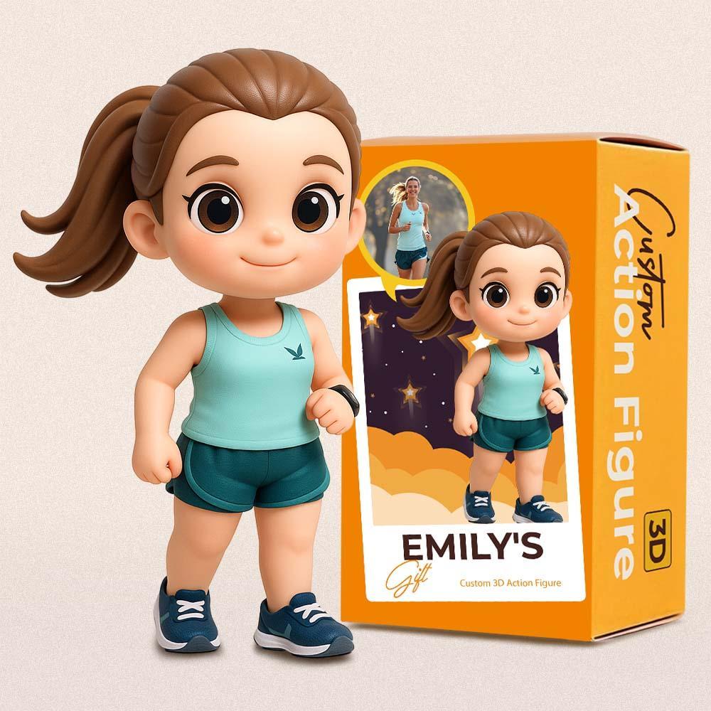 Action Figure 3d Personalizzata: Trasforma La Tua Foto In Un Regalo Unico Per Gli Amanti Dello Sport - 
