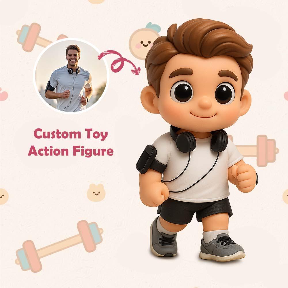 Action Figure 3d Personalizzata: Trasforma La Tua Foto In Un Regalo Unico Per Gli Amanti Dello Sport - 