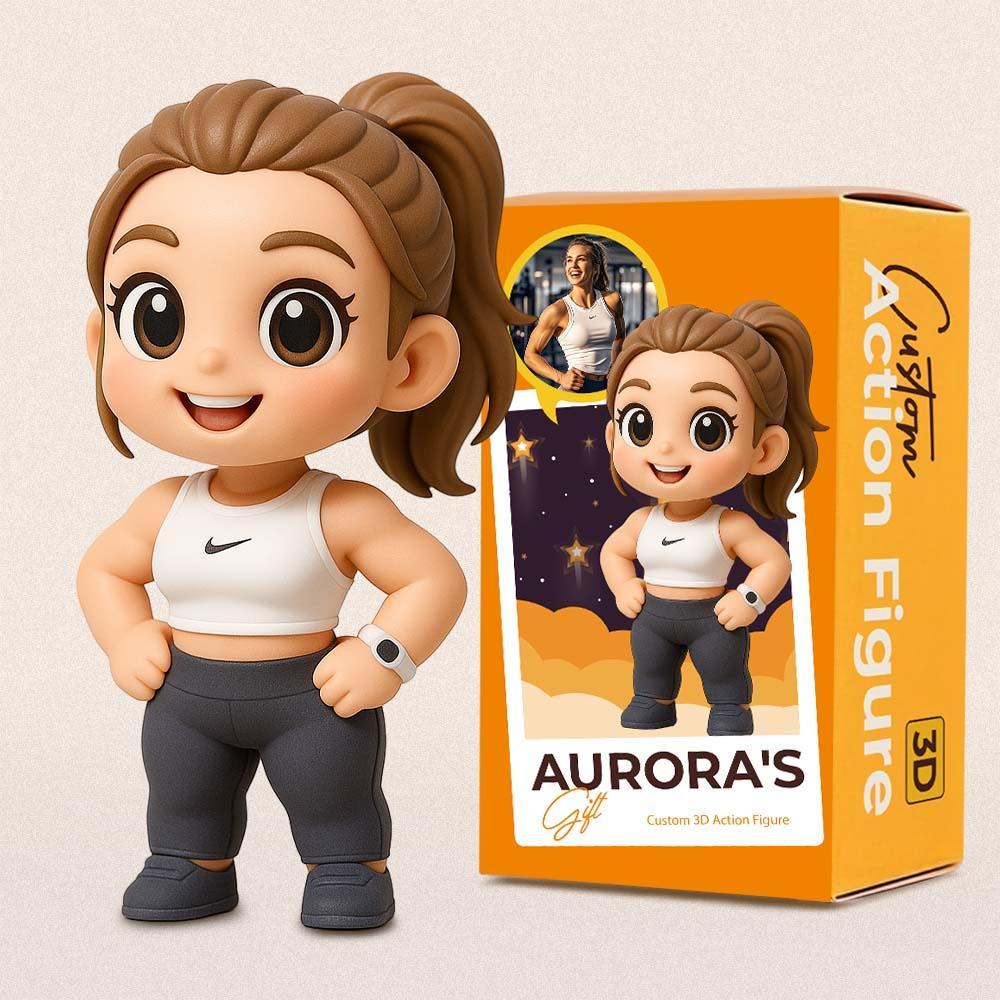 Action Figure 3d Personalizzata: Trasforma La Tua Foto In Un Regalo Unico Per Gli Amanti Dello Sport - 