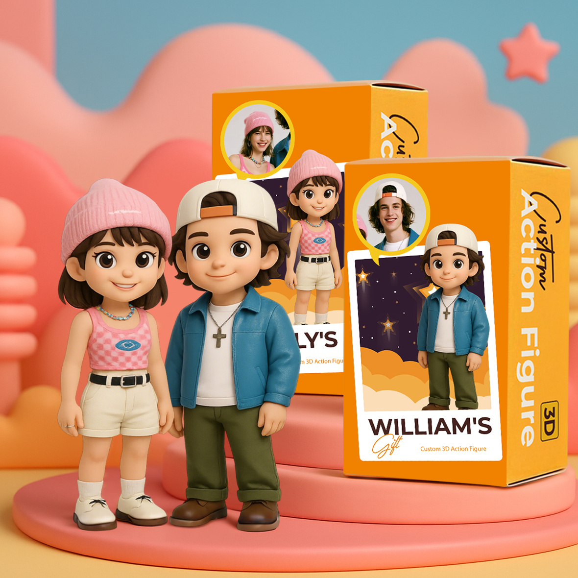 Action Figure 3d Personalizzata: Trasforma La Tua Foto In Un Regalo Unico Per Gli Amanti Dello Sport - 