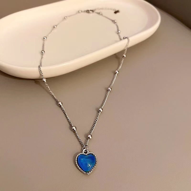 Collana Con Temperatura Che Cambia Colore Collana Con Ciondolo Termocromico Regali Unici Di Gioielli Che Cambiano Colore Attivati ​​dalla Temperatura Per Lei - 