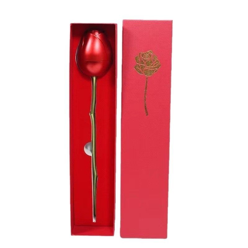 Scatola Portagioie Con Rosa A Stelo Lungo, Scatola Per Proposta Segreta, Scatola Per Anello Con Rosa Rossa, Confezione Regalo Romantica Per San Valentino - 
