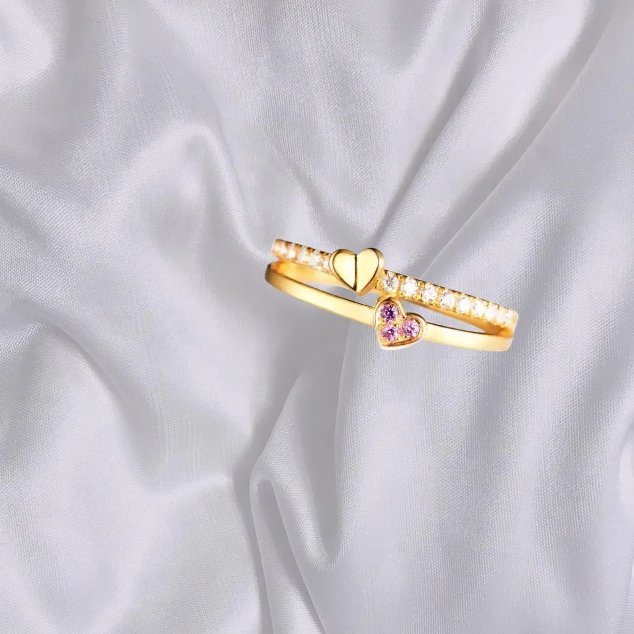 Anello Della Mamma Mamma E Figlia Unite Nel Cuore Gioiello Sentimentale Regalo Per La Mamma Regali Per La Festa Della Mamma - 