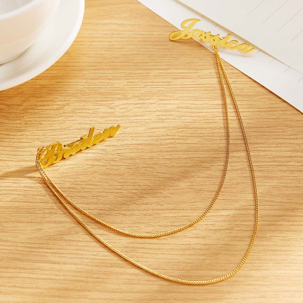 Spilla Con Nome Personalizzato Spilla Vintage Personalizzata Da Regalo Per Coppie - tuacollananome