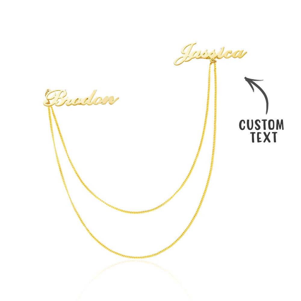 Spilla Con Nome Personalizzato Spilla Vintage Personalizzata Da Regalo Per Coppie - tuacollananome