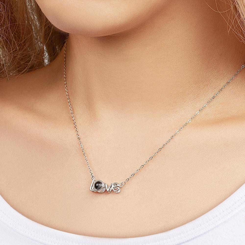 Collana Con Proiezione Personalizzata Regali D'amore Con Foto Personalizzate Per Coppia - tuacollananome
