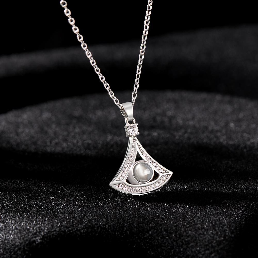 Collana Con Proiezione Personalizzata Settore Regali Semplici - tuacollananome