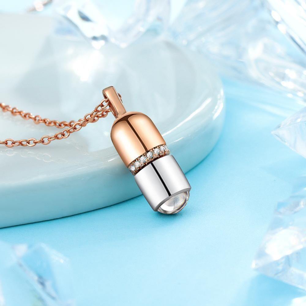 Collana Ti Amo In 100 Lingue Collana Con Proiezione Di Foto Regali Unici - tuacollananome