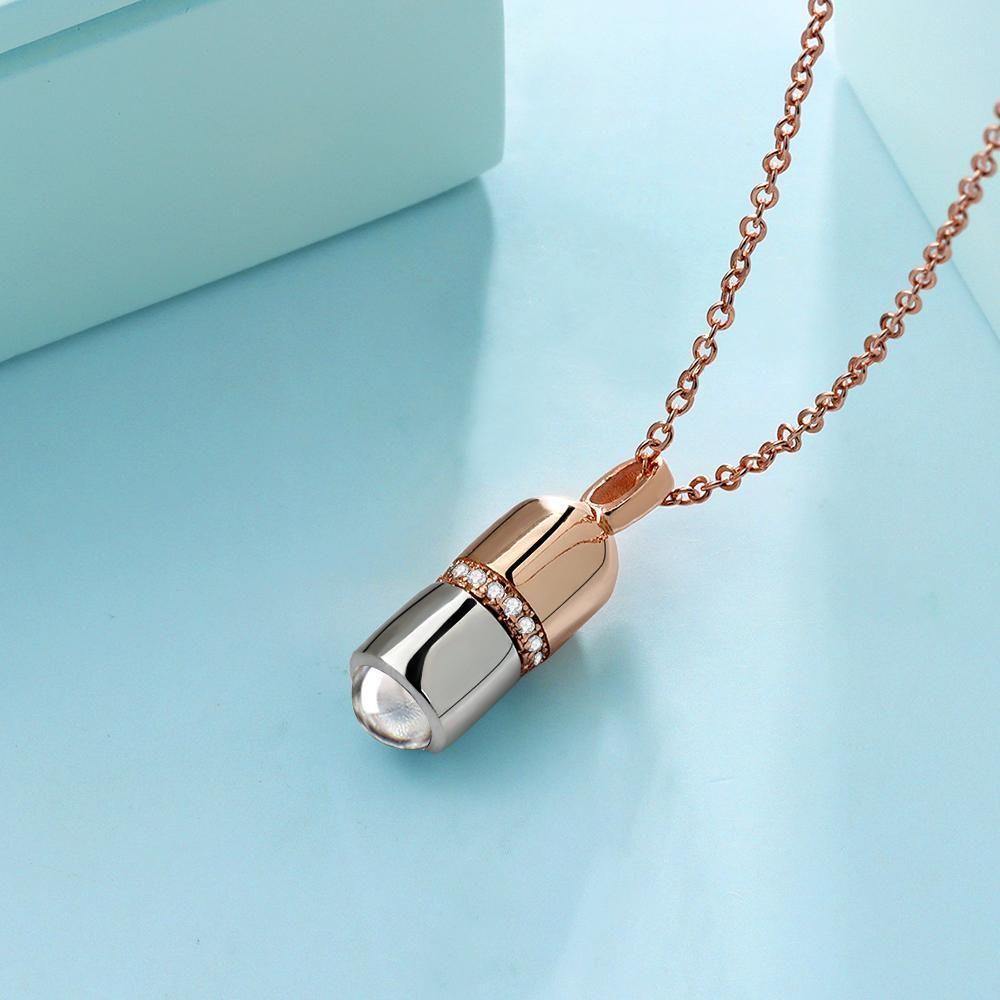 Collana Ti Amo In 100 Lingue Collana Con Proiezione Di Foto Regali Unici - tuacollananome