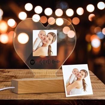 Mother's Day Gift-Custom Scannable Spotify Code Night Light Photo Unique Holiday Gifts - soufeelus
