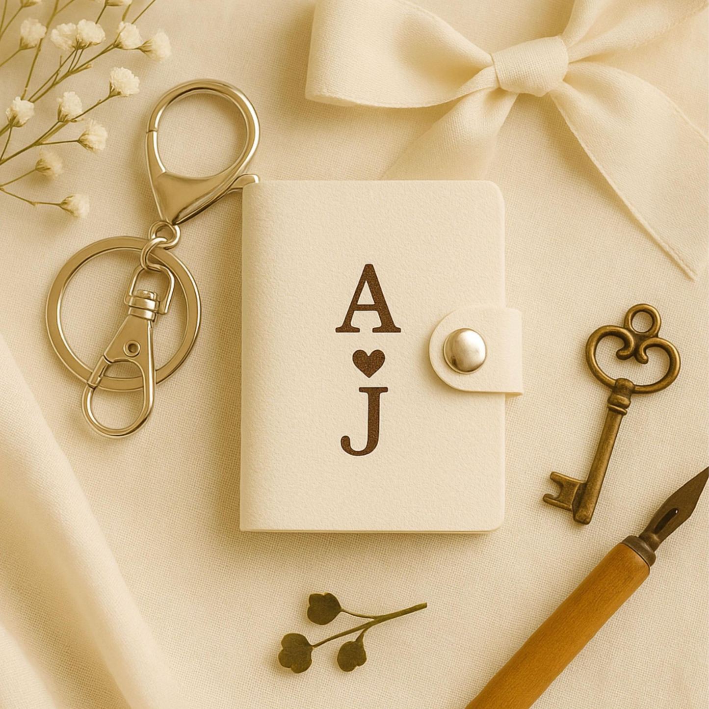 Mini Portachiavi In ​​pelle Personalizzato Con Album Fotografico, Portachiavi Con Album Fotografico Personalizzato, Regalo Di Natale, Anniversario E Compleanno - 