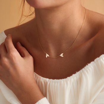 Collana Personalizzata Con Nome A Forma Di Cuore Per La Famiglia, Collana Personalizzata Con Più Nomi A Forma Di Cuore, Regali Per La Famiglia - 