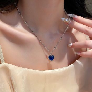 Collier De Température à Changement De Couleur Collier Pendentif Thermochromique Unique Activé Par La Température Changement De Couleur Bijoux Cadeaux Pour Elle - votrecollierprenomfr